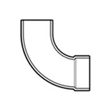 3-Inch 90 Degree PVC DWV Elbow - Image 1