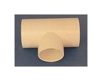 2.5 x 2.5 x 2 Inch PVC Reducing Tee Fitting