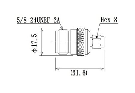 RF Between Series Adapter with SMA Connector - Image 2