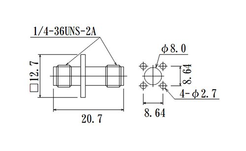 SMA RF Between Series Adapter for High-Frequency Applications - Image 2