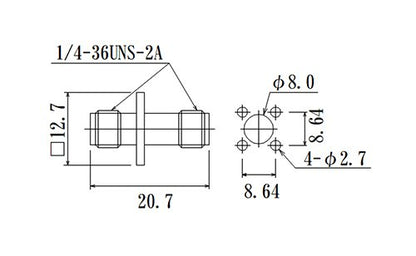 SMA RF Between Series Adapter for High-Frequency Applications - Image 2