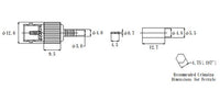 75Ω RF Micro BNC Connector Jack