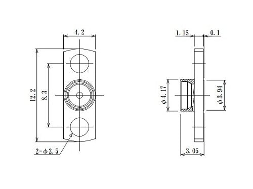 JCC Subminiature Push-On (SMP) Connector with Panel Mounts - RF Connector - Image 2