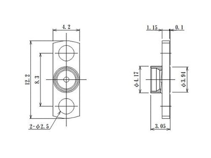 JCC Subminiature Push-On (SMP) Connector with Panel Mounts - RF Connector - Image 2