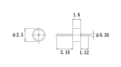JCC KS RF Connector with Panel Feed Through Beads - 0 to 35 GHz - Image 2