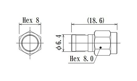 High-Durability RF Between Series Adapter with SMA Connector - Image 2