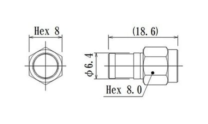 High-Durability RF Between Series Adapter with SMA Connector - Image 2