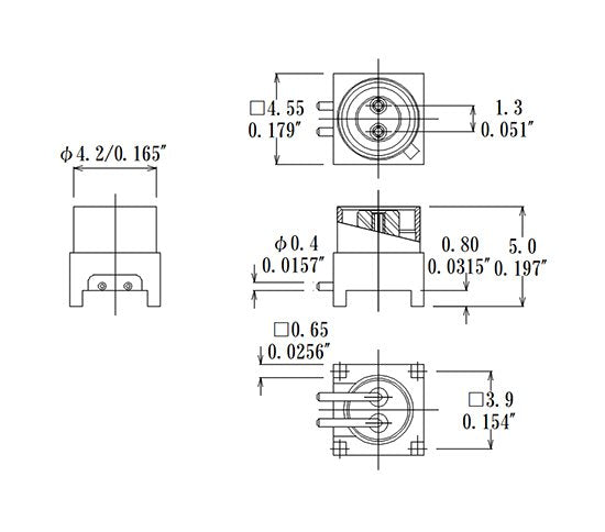 High-performance D2RF Series RF Differential Connector for PCB Mounting - Image 2