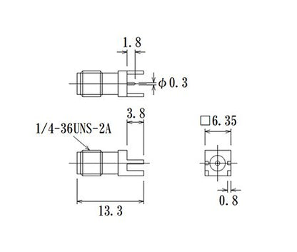 JCC End Launch SMA Connector RF SubMiniature Version A, DC-18 GHz - Image 2