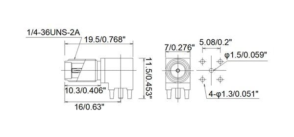 SMA Connector Jack - RF Subminiature PCB & Panel - Image 2