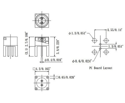 JCC D2RF Quick Lock PCB Mount Differential Connector - Image 2