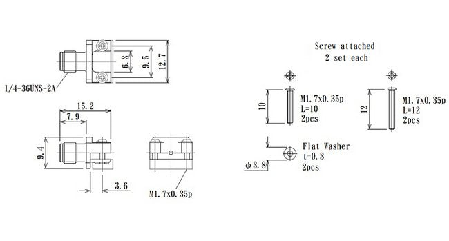 JCC End Launch SMA RF Connector - Image 2