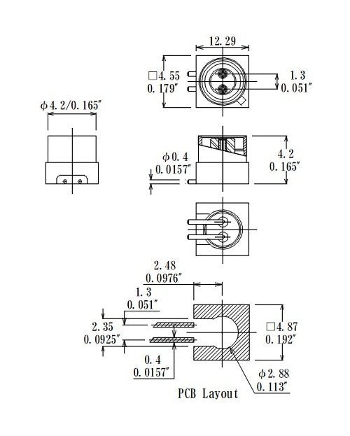 JCC D2RF Series Quick Lock PCB Mount Differential Connector - Image 2