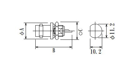 JCC Bulkhead Receptacle RF BNC Connector - Image 2