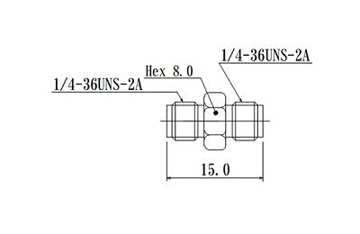 18 GHz RF Between Series Adapter with SMA Connector - Image 2
