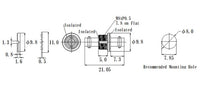 JCC RF Micro BNC Connector w/Between Series Adapter