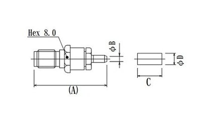 JCC SubMiniature Version A (SMA) RF Connector with Flexible Cable - Image 2