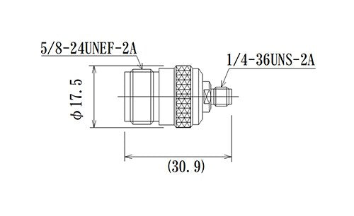 RF Between Series Adapter with SMA Connector, 18 GHz - Image 2