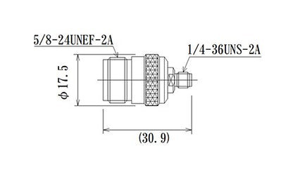 RF Between Series Adapter with SMA Connector, 18 GHz - Image 2
