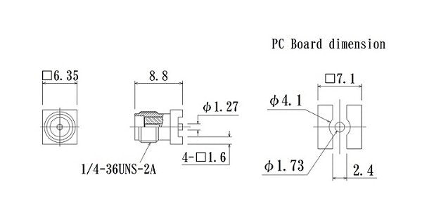 JCC PCB Mount RF SMA Connector with Jack - Image 2