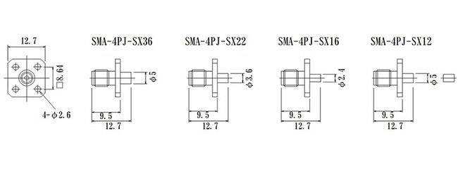 JCC Semi-Rigid SMA Radio Frequency Connector with 18GHz Frequency Range - Image 2