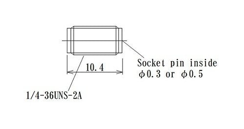 JCC KS Radio Frequency Connector Panel Feedthrough Launcher Jack - Image 2