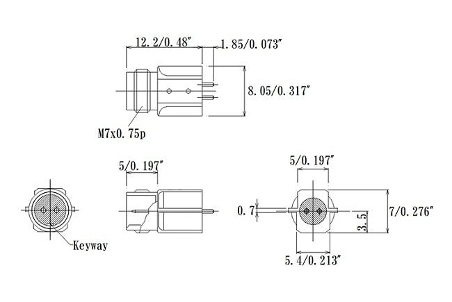 JCC SMA RF Differential Connector - Image 1