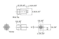 JCC SMA RF Differential Connector