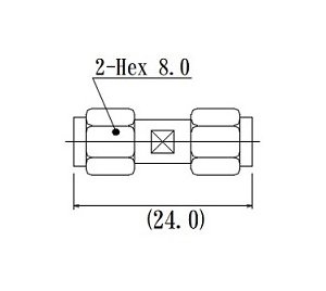 RF Between Series Adapter with SMA Connector - Image 2