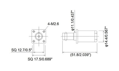 JCC RF Safe High Voltage SHV Connector with Jack - Image 2
