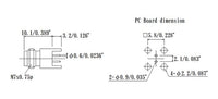 JCC RF SMA Receptacle Connector, DC-18GHz Frequency Range