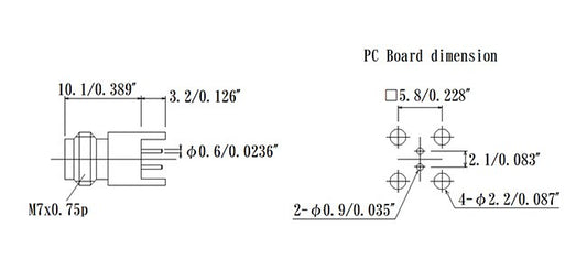JCC RF SMA Receptacle Connector, DC-18GHz Frequency Range - Image 1