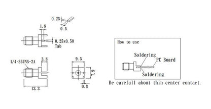 JCC End Launch SMA Connector DC to 18 GHz - Image 2