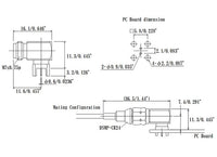 JCC RF Differential Connector with SMA Size Receptacle