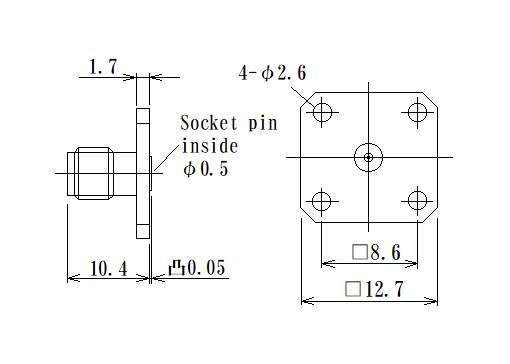 JCC KS RF Connector with Flange Mount Jack Launcher - Image 2