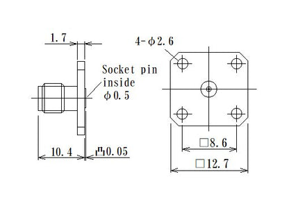 JCC KS RF Connector with Flange Mount Jack Launcher - Image 2