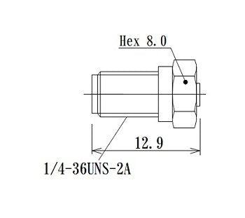 KS RF Connector with Semi-Rigid Cable Jack - Image 2