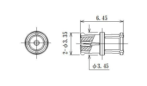 JCC Subminiature Push-On (SMP) Connector with Adapter - Image 2
