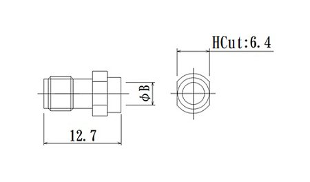 SMA RF Connector with Semi-Rigid Cable - Image 2