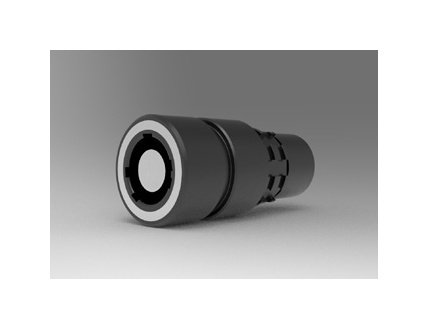 3 Point Contact In-Line Receptacle Standard Ranger - 3 Contact, 10A, PEEK Insulator - Image 1