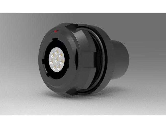 Ranger 8-Point Contact Rear Panel Mount Receptacle - Image 1