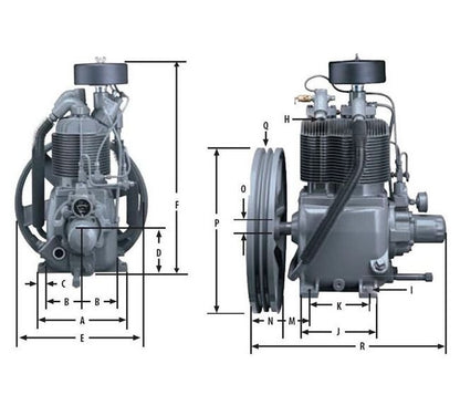 Gardner Denver R-Series Splash-Lubricated Compressor - Image 2