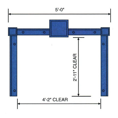 Heavy Duty Welded Benchoist Workstations - Image 2