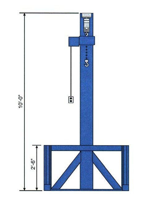 Heavy Duty Welded Benchoist Workstations - Image 3