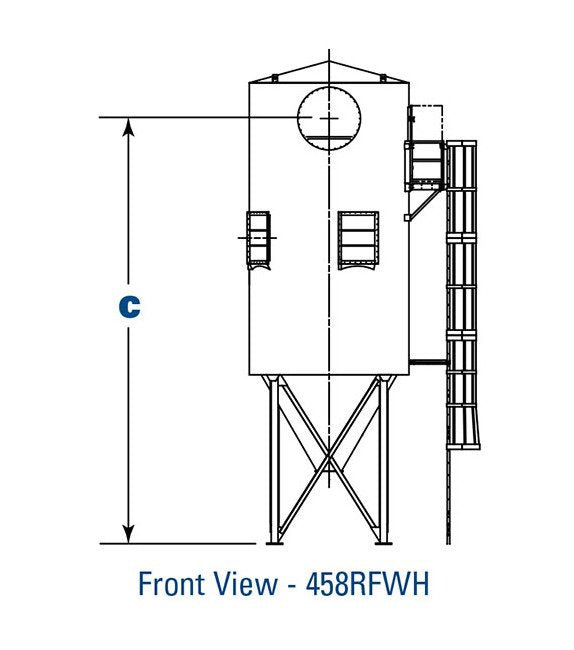 Donaldson® Torit® RF Baghouse 404.4-in Dust Collector - Image 2