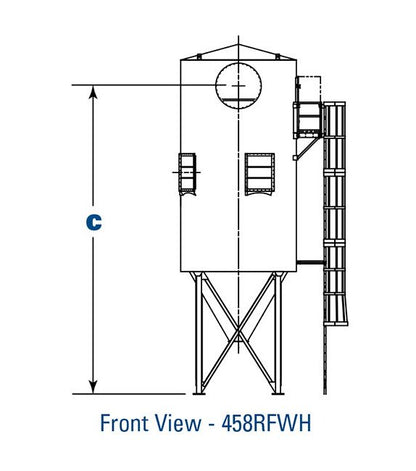 Donaldson® Torit® RF Baghouse 404.4-in Dust Collector - Image 2