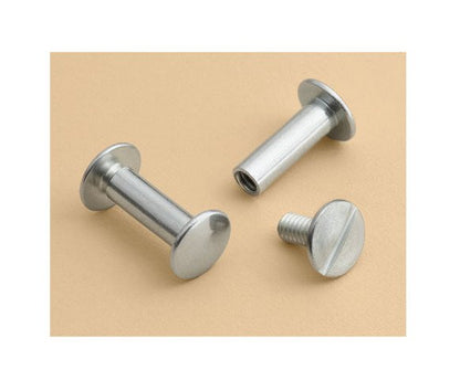 1" Steel Binder Post, 8-32 Threads, 1" Length - Image 1