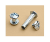 3/8" Length Steel Barrel Bolt - Closed End Combo Drive