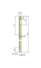 JCC Small Size Round Socket Pin 0.30-0.52mm - Image 1