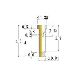 Small Size Round Socket Pin (0.30-0.52mm) for High Current Applications - Image 1